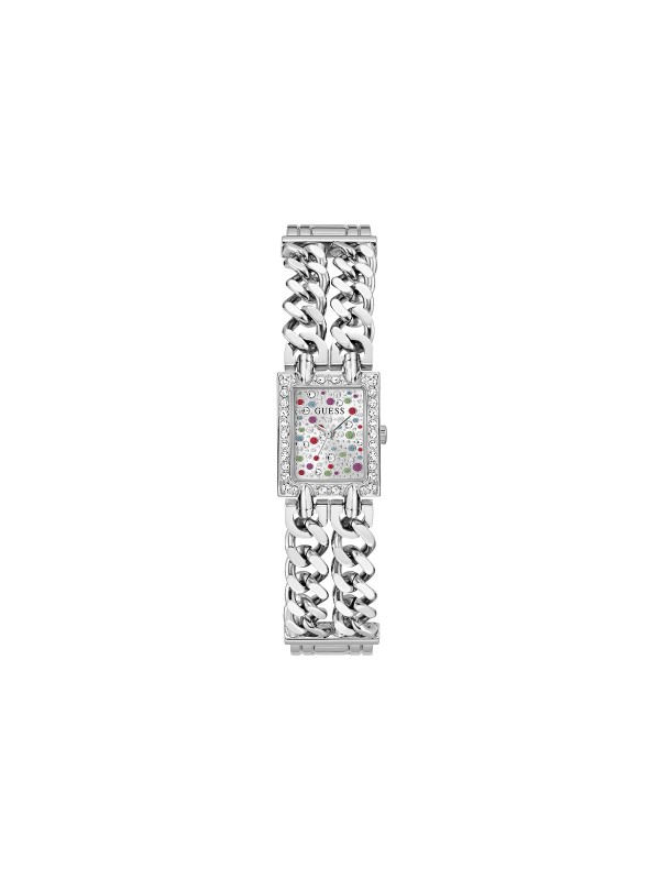 Guess MICRO MOD ženski sat sa raznobojnim cirkonima i kućištem prečnika 20 mm. Minimalistički i elegantan dizajn. Naruči online!