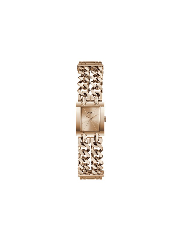 Guess MICRO MOD ženski sat u boji roze zlata sa šampanj sunray brojčanikom. Prečnik 20 mm i minimalistički dizajn. Naruči online!