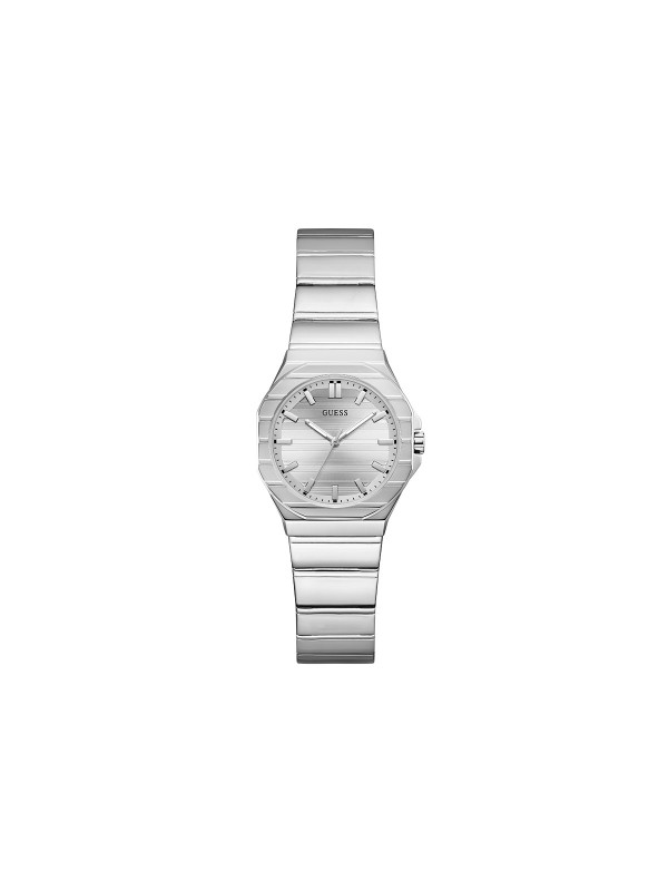 Guess Jaqueline ženski sat u srebrnoj boji sa analognim kvarcnim mehanizmom. Elegantan i minimalistički dizajn. Naruči online!