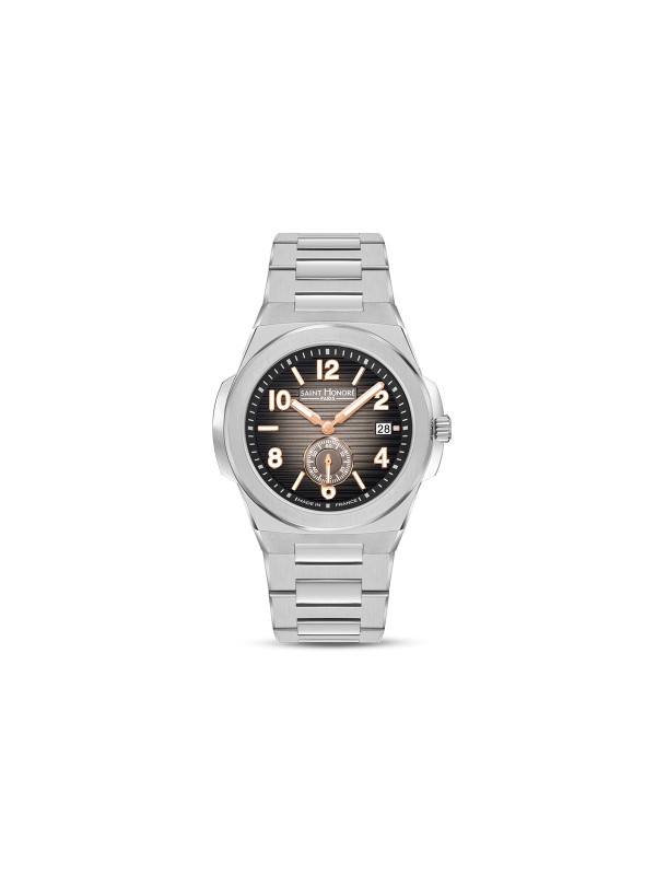 Saint Honore Paris BERCY muški sat sa crnim gradijent brojčanikom i nerđajućim čelikom. Kvarcni mehanizam i elegantan francuski dizajn. Naruči online!