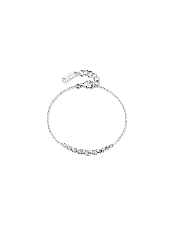 Ženska Brosway FANCY INFINITY WHITE narukvica od srebra 925 sa providnim cirkonima. Dužina 18 cm i elegantan dizajn. Naruči online!