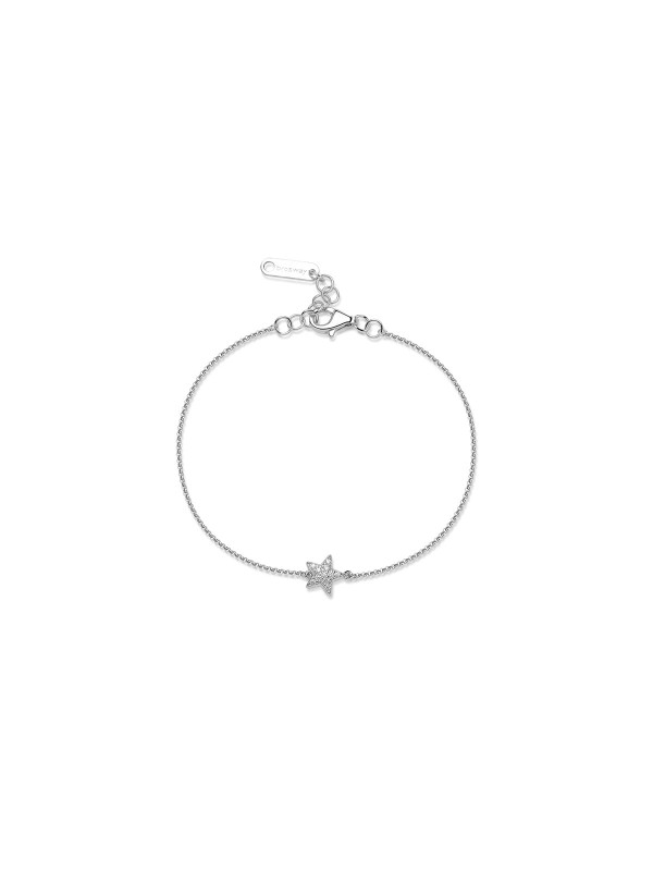 Ženska Brosway Fancy Infinity White narukvica od srebra 925 sa zvezdom optočenom cirkonima. Hipoalergen i elegantan dizajn. Naruči online!