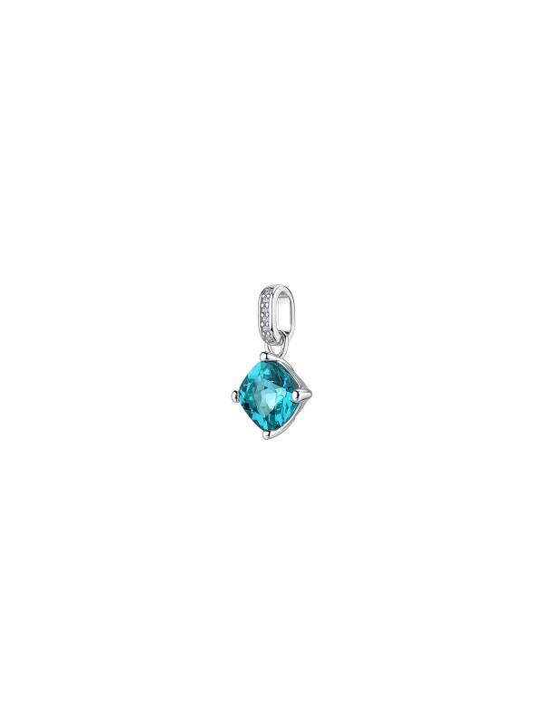 Ženski Brosway Fancy privezak od srebra 925 sa plavozelenim cirkonom. Elegantna Aqua Green boja i moderan dizajn. Naruči online!