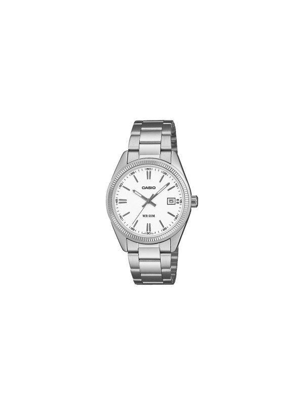 Casio Timeless unisex sat u srebrnoj boji sa belim brojčanikom. Analogni kvarcni mehanizam i elegantan bezvremenski dizajn. Naruči online!