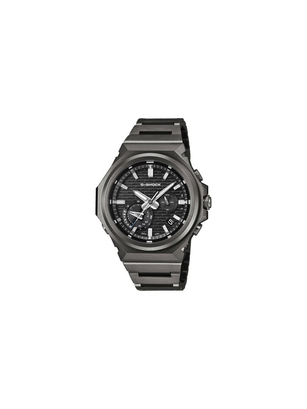 G-SHOCK G-STEEL muški sat u crnoj boji od nerđajućeg čelika i karbona. Bluetooth, solarno napajanje i vodootpornost do 200 m. Naruči online!