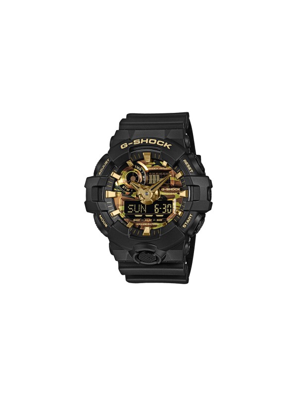 G-Shock Bold Camo muški analogno-digitalni sat sa crnim gumenim kućištem. Super osvetljenje i vodootpornost do 200 m. Naruči online!