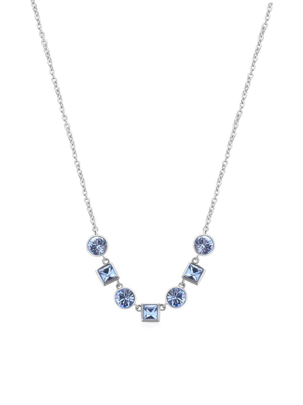 Brosway Symphonia ženska ogrlica u boji srebra sa elegantnim plavim cirkonima. Savršen izbor za svakodnevno nošenje i suptilan, sofisticiran stil.