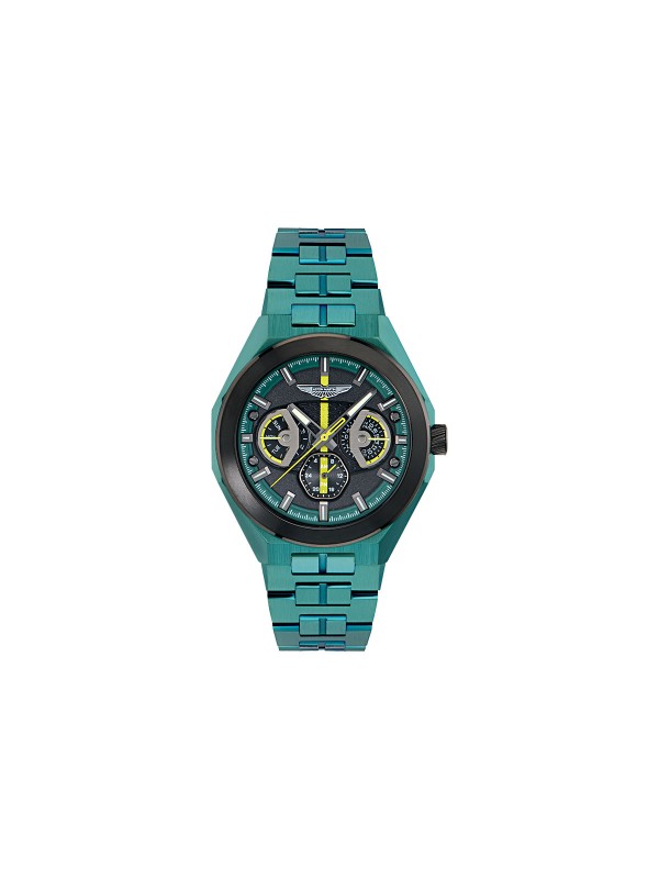 Muški Aston Martin sat u podium zelenoj boji sa kućištem od 42 mm. Mineralno staklo sa safirnom prevlakom i moderan dizajn. Naruči online!