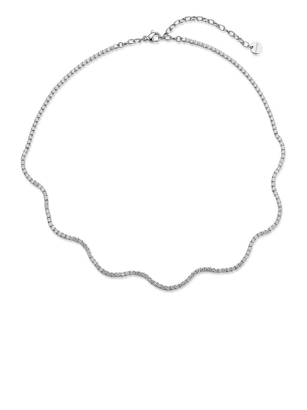 Ženska Brosway Desideri tenis ogrlica u srebrnoj boji sa cirkonima. Elegantan i bezvremenski izgled. Naruči online!