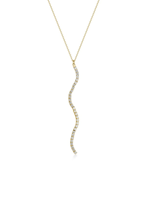 Ženska Brosway ogrlica u boji žutog zlata sa priveskom od cirkonija. Elegantan i svestran dizajn. Naruči online!
