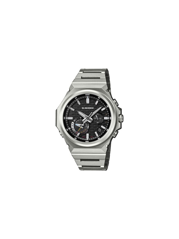 G-SHOCK G-STEEL GST-B1000. Čelični sportski sat sa crnim brojčanikom. Sadrži Bluetooth, solarno napajanje i vrhunsku otpornost na udarce. Vodootpornost 200m.