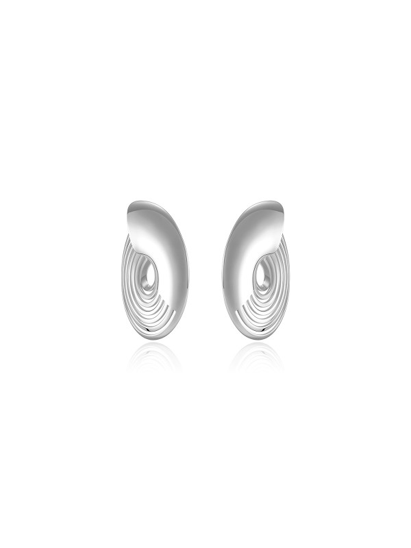 Umetničke PIANEGONDA Doriflora PDOE05 ženske minđuše od srebra 925. Arhitektonski dizajn, prefinjena lakoća i vrhunski italijanski kvalitet. Veličina 5cm.