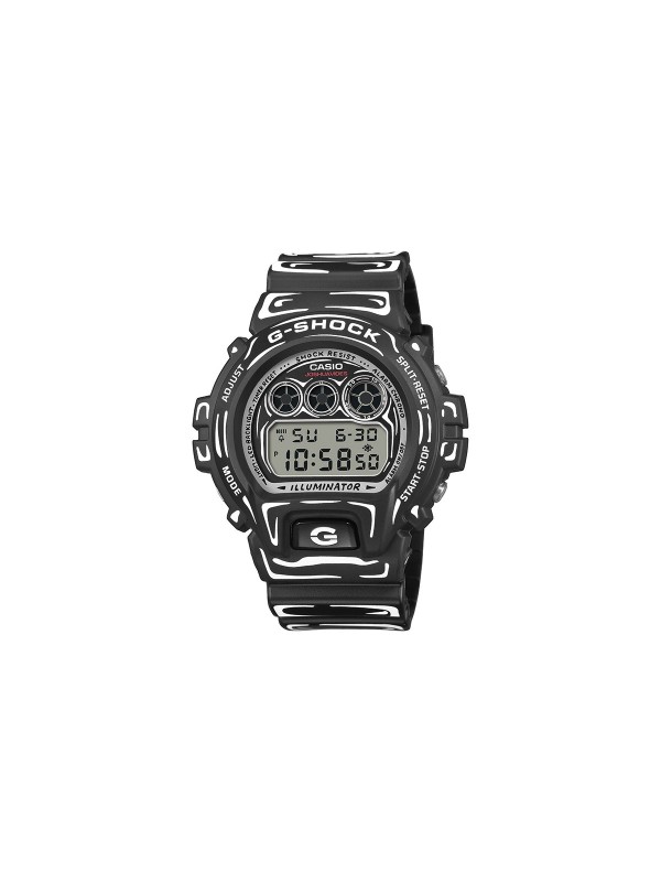Limitirani G-SHOCK DW-6900JV-1ER iz saradnje sa umetnikom Joshua Vides. Crni sat sa belom strip grafikom, vodootpornost 200m. Kupite u Timer radnjama.