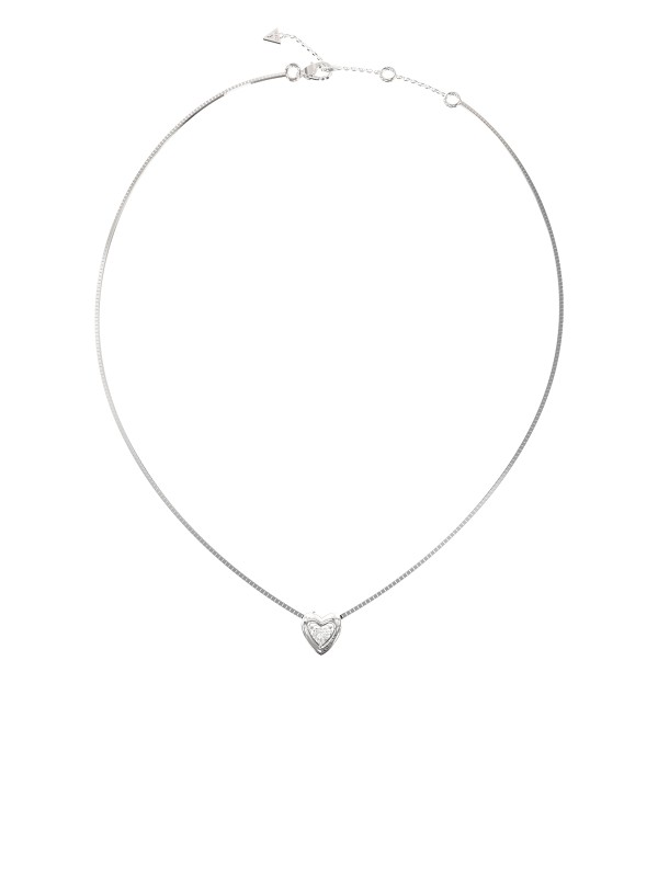 Guess ženska ogrlica od nerđajućeg čelika u boji žutog zlata sa cirkon priveskom u obliku srca. Elegantna i podesiva. Poručite online odmah!