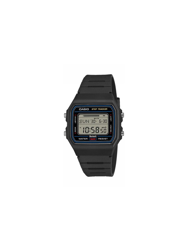 Casio digitalni sat sa Bluetooth konekcijom, brojačem koraka i pametnim funkcijama. LED osvetljenje i memorija do 200 krugova. Naruči online!