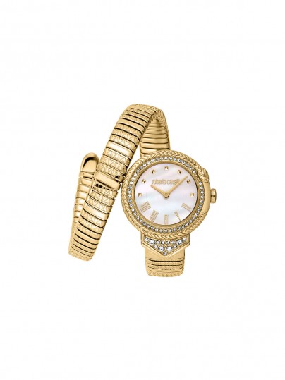 Savršenstvo u svakom trenutku - ROBERTO CAVALLI SEPRENTE TONDA - Mineralno staklo ✔️2h mehanizam ✔️ Nerđajući čelik ✔️- Poručite online!