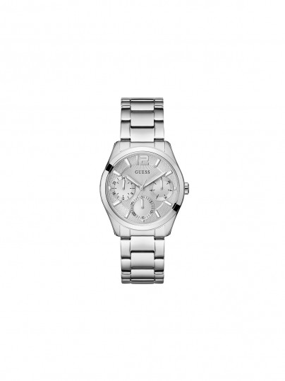 Guess ženski sat "Zoe" GW0760L1 u srebrnoj boji, prečnika 38mm, savršen za svaku priliku. Vodootporan, elegantan i funkcionalan.