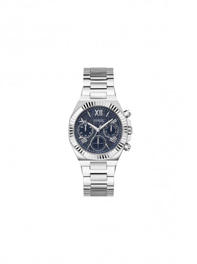 Guess ženski sat GW0769L1 u srebrnoj boji s teget teksas brojčanikom, multi-function mehanizam, idealan za svaki stil.