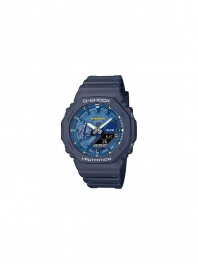 G-SHOCK muški sat oktagonalnog oblika sa teget brojčanikom i tankim kućištem, idealan za modernog muškarca.