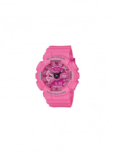 G-SHOCK i Barbie donose jedinstveni sat GMA-S110BE-4AER u jarkoj pink boji, savršen za slobodoumne i snažne žene.