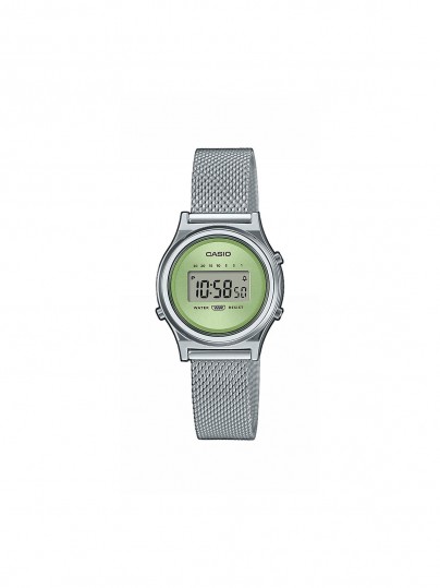 Casio Vintage Mini ženski sat sa mint zelenim brojčanikom i mesh narukvicom nudi sofisticiran dizajn i praktične funkcije za svakodnevnu upotrebu.