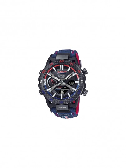 Limitirani Casio Edifice model u saradnji sa Honda Racing, trobojni dizajn, solarni hronograf, Bluetooth, vodootporan do 100m.