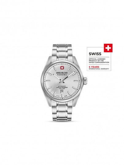 Elegantni SWISS MILITARY HANOWA MAJESTIC PIONEER sat sa automatskim mehanizmom, vodootporan do 100m, idealan za stil i funkcionalnost.