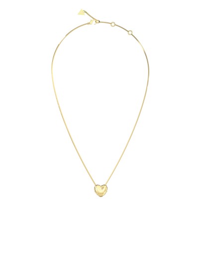 Guess ICONIQUE ogrlica u boji žutog zlata sa prepoznatljivim balon srcem. Elegantna i moderna, savršena za romantičan, nežan look.
