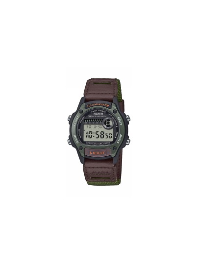 CASIO W-220HF-3AVEF – moderan muški digitalni sat iz kolekcije Timeless Men, izrađen od gumeno kućište sa platnenom narukvicom. Pouzdan kvarcni mehanizam, vodootporan dizajn i udobno pristajanje, idealno za svakodnevno nošenje.