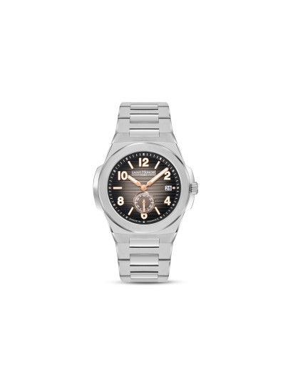 Saint Honore Paris BERCY muški sat sa crnim gradijent brojčanikom i nerđajućim čelikom. Kvarcni mehanizam i elegantan francuski dizajn. Naruči online!