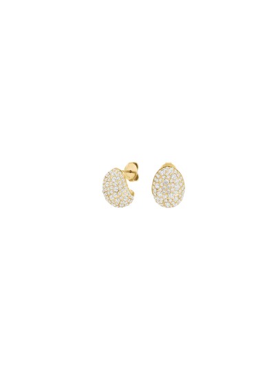 Ženske Rosefield MINI PAVE STUDS minđuše u boji žutog zlata sa cirkonima. Elegantan i minimalistički dizajn. Naruči online!