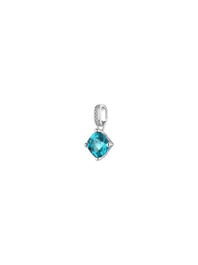 Ženski Brosway Fancy privezak od srebra 925 sa plavozelenim cirkonom. Elegantna Aqua Green boja i moderan dizajn. Naruči online!
