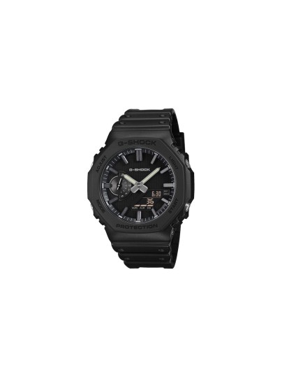 G-Shock LUX BLACK muški analogno-digitalni sat u crnoj boji sa srebrnim kazaljkama. Minimalistički dizajn i vodootpornost do 200 m. Naruči online!