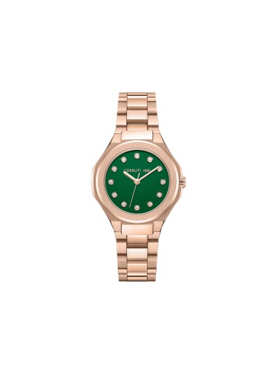 Cerruti 1881 Lucardo | Ženski Sat Roze Zlato | Zeleni Brojčanik