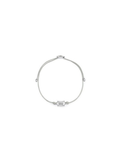 Brosway Fancy Infinity White ženska narukvica od srebra 925 sa sivim kanapom i belim cirkonom. Podesiva dužina omogućava savršeno pristajanje, dok rodijumska prevlaka daje dugotrajan sjaj i otpornost.