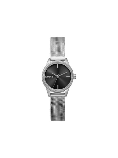 Ženski DKNY analogni sat u srebrnoj boji sa mesh narukvicom. Minijaturan i elegantan dizajn za svaki dan. Naruči online!