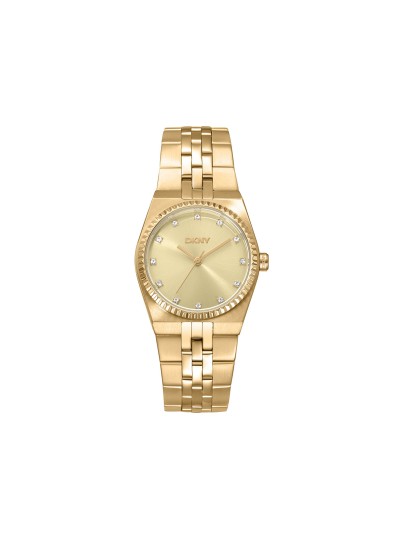 DKNY ženski analogni sat u boji žutog zlata sa cirkonima. Elegantan i sofisticiran dizajn za svaku priliku. Naruči online!