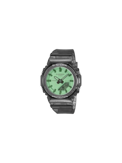 Ženski G-SHOCK analogno-digitalni sat sa gumenom narukvicom i vodootpornošću 200 m. Otporan na udarce, sa štopericom i LED osvetljenjem.