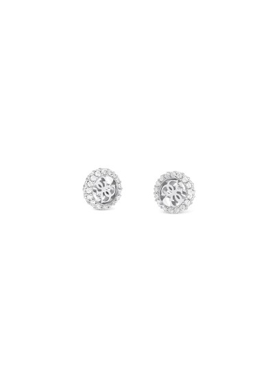 Ženske Guess Pretty minđuše od srebra 925 sa cirkonima i prečnikom 10 mm. Elegantan dizajn i brza dostava. Naruči online!