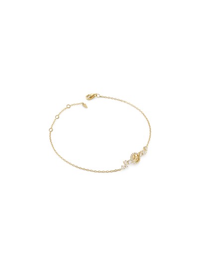 Ženska Guess Pretty narukvica od srebra 925 sa zlatnom prevlakom i cirkonima. Elegantan dizajn i brza dostava. Poruči online!