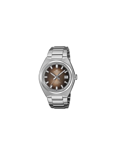 CASIO Edifice EFB-109D-5AVEF muški sportski sat. Braon gradijent brojčanik, safirno staklo i čelična narukvica. Elegantan, izdržljiv i vodootporan do 100m.