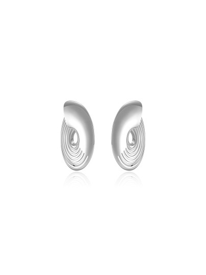 Umetničke PIANEGONDA Doriflora PDOE05 ženske minđuše od srebra 925. Arhitektonski dizajn, prefinjena lakoća i vrhunski italijanski kvalitet. Veličina 5cm.