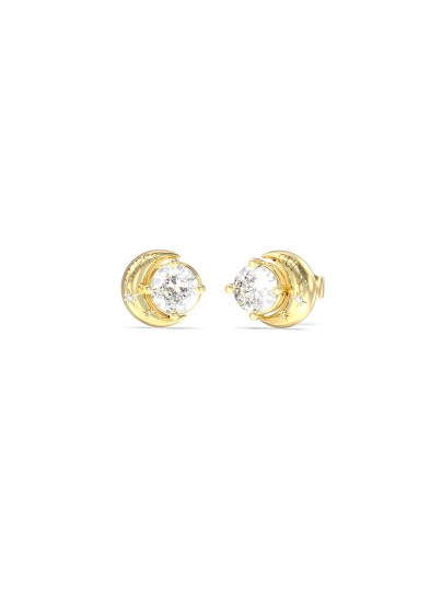 Ženske Guess minđuše u boji žutog zlata sa motivom polumeseca i cirkonima. Elegantan i moderan dizajn. Naruči online!