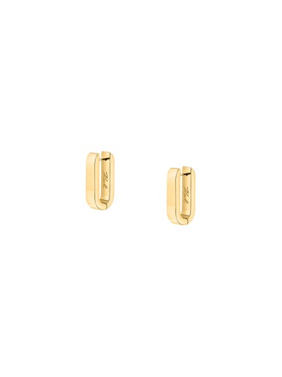 Ženske Karl Lagerfeld Chains minđuše u boji žutog zlata od nerđajućeg čelika. Elegantan i moderan dizajn. Naruči online!