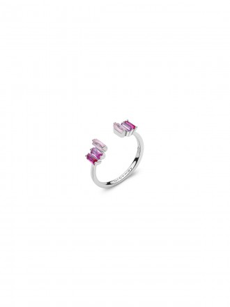 FANCY VIBRANT PINK - Ženski prsten sa roze cirkonima