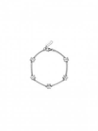 FANCY INFINITE WHITE - Ženska narukvica dužine 16cm